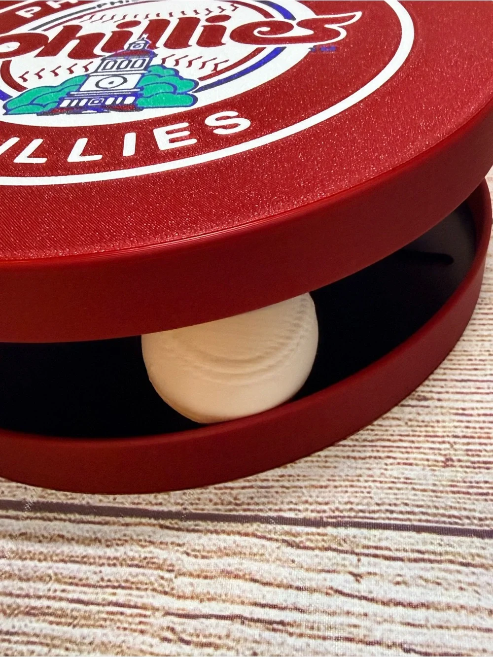 Philadelphia Phillies Red Cat Toy Ball Teaser Spool Toy 3d Printed